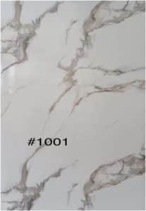 108 x 48 White Marble PVC Sheets
